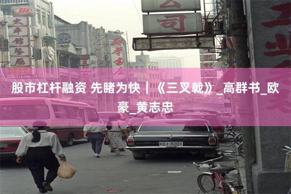 股市杠杆融资 先睹为快｜《三叉戟》_高群书_欧豪_黄志忠