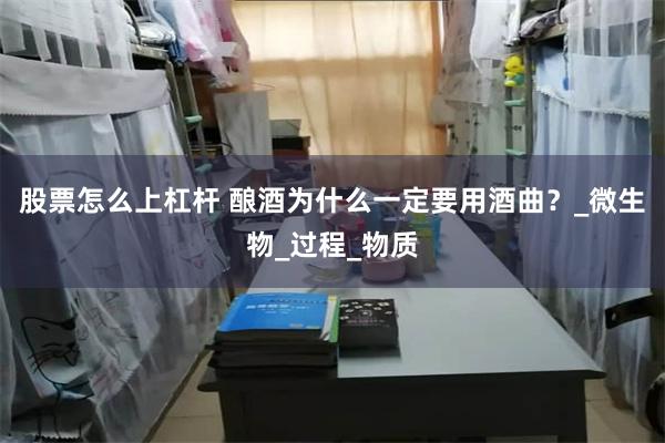 股票怎么上杠杆 酿酒为什么一定要用酒曲？_微生物_过程_物质