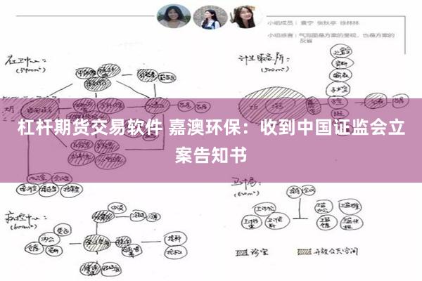 杠杆期货交易软件 嘉澳环保：收到中国证监会立案告知书